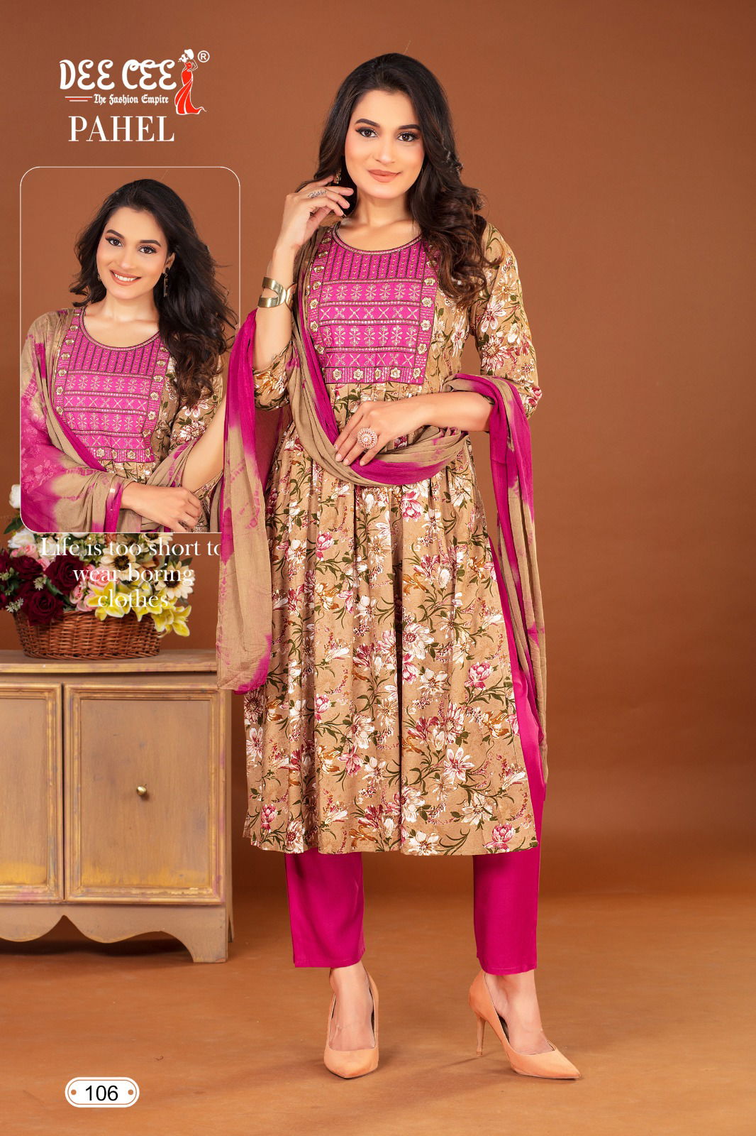 Pahel By Deecee Foil Printed Rayon Kurti With Bottom Dupatta Wholesale Shop In Surat